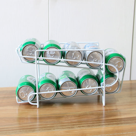 Storage rack for beer cans