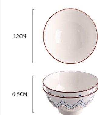 Japanese Ceramic Bowls Use A Single Large Bowl