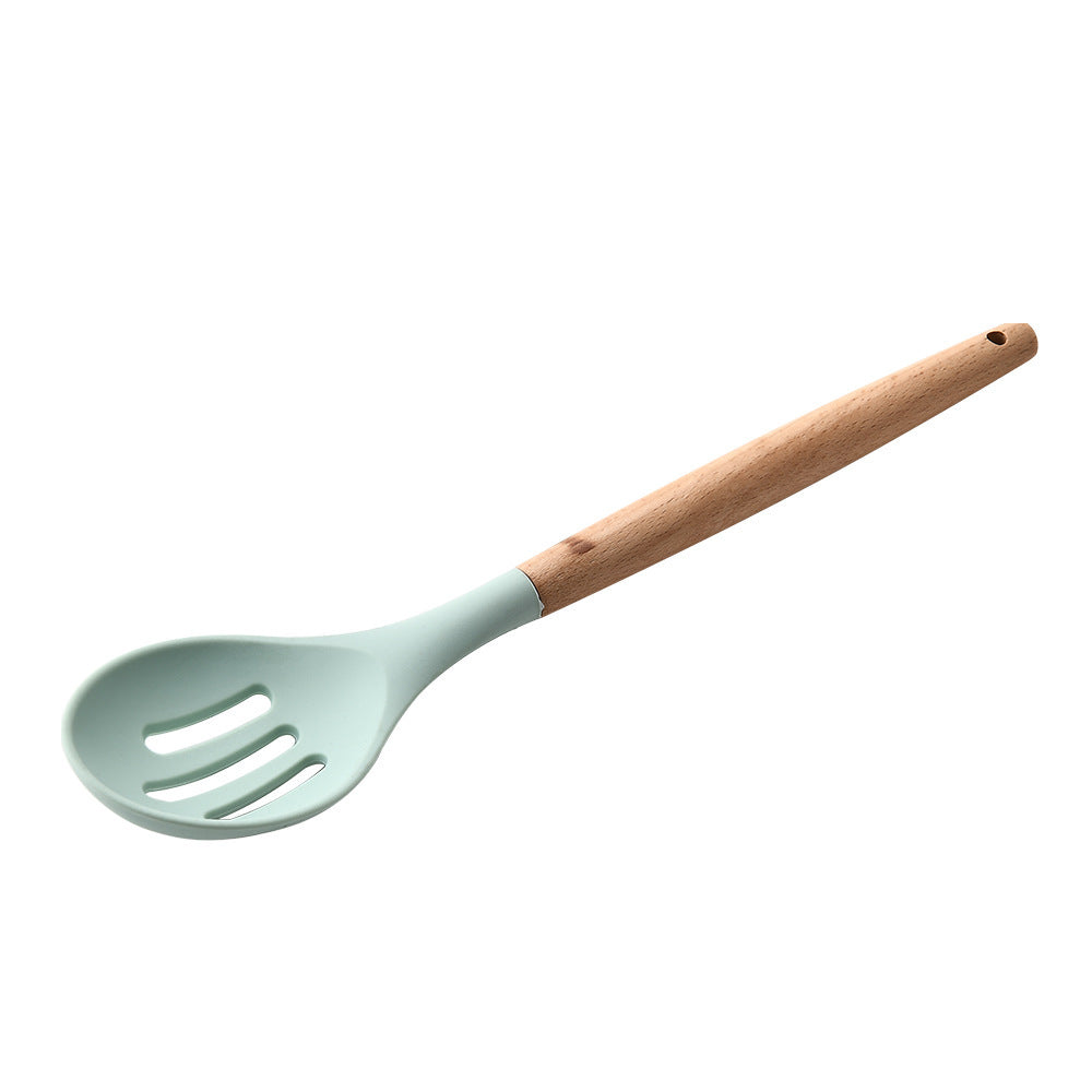 Silicone Kitchenware With Wooden Handle