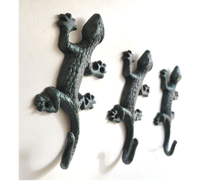 Wrought Iron Gecko Hook American Cast Iron Garden Hook