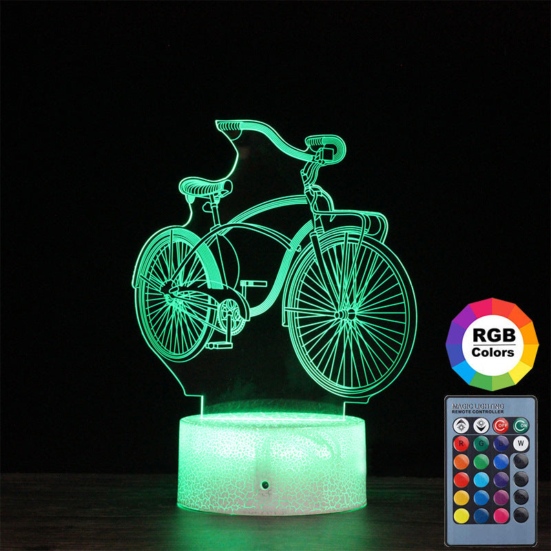 Bicycle series 3d night light