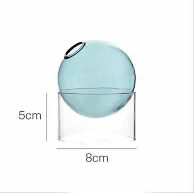 Creative Colorful Spherical Glass Vase Decoration