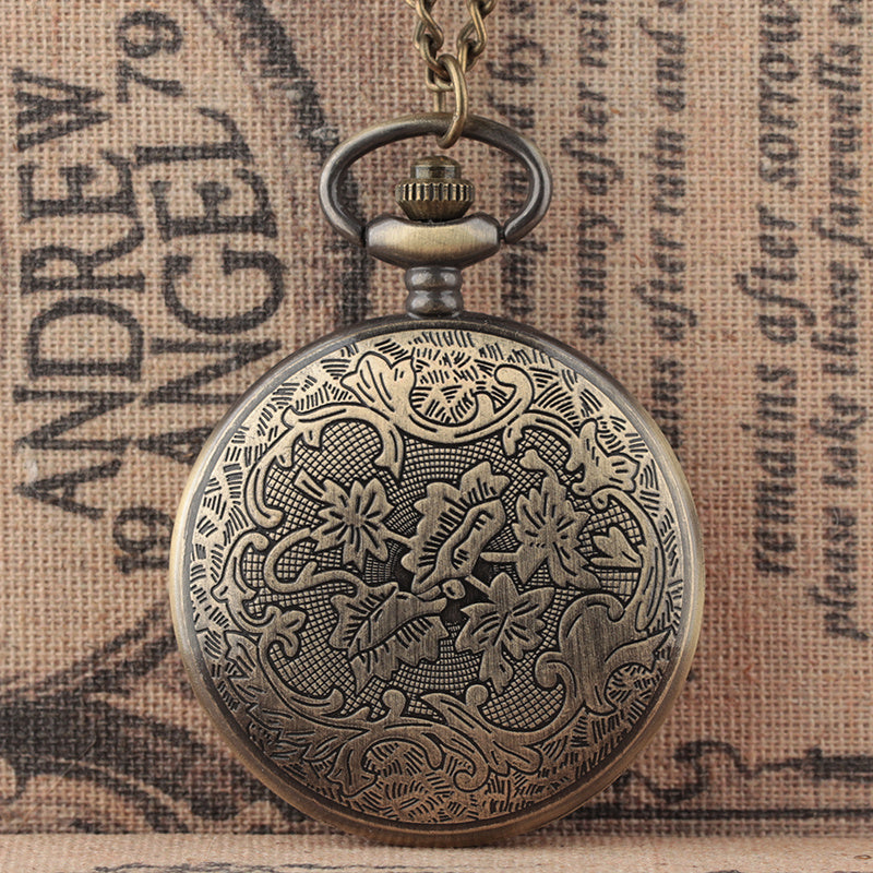 Halloween themed cartoon retro pocket watch