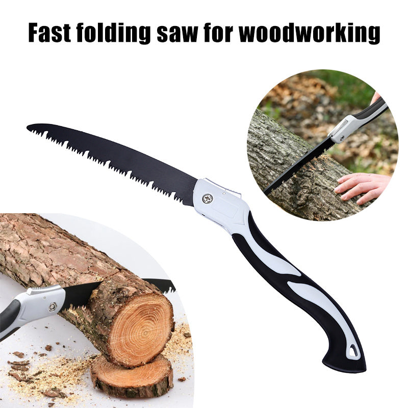 Woodworking fast folding saw