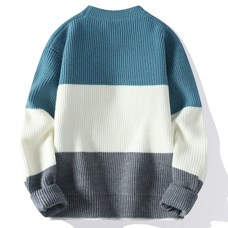 Round Neck Trend Hong Kong Style Fashion Loose Sweater