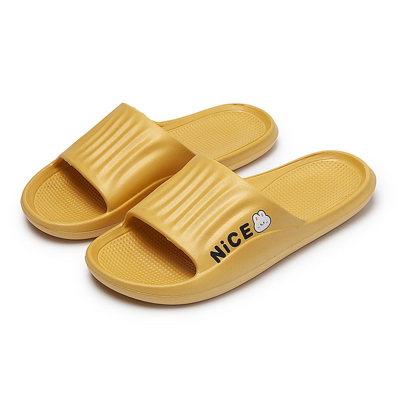 Bathroom Household Minimalist Cartoon Pattern Slippers