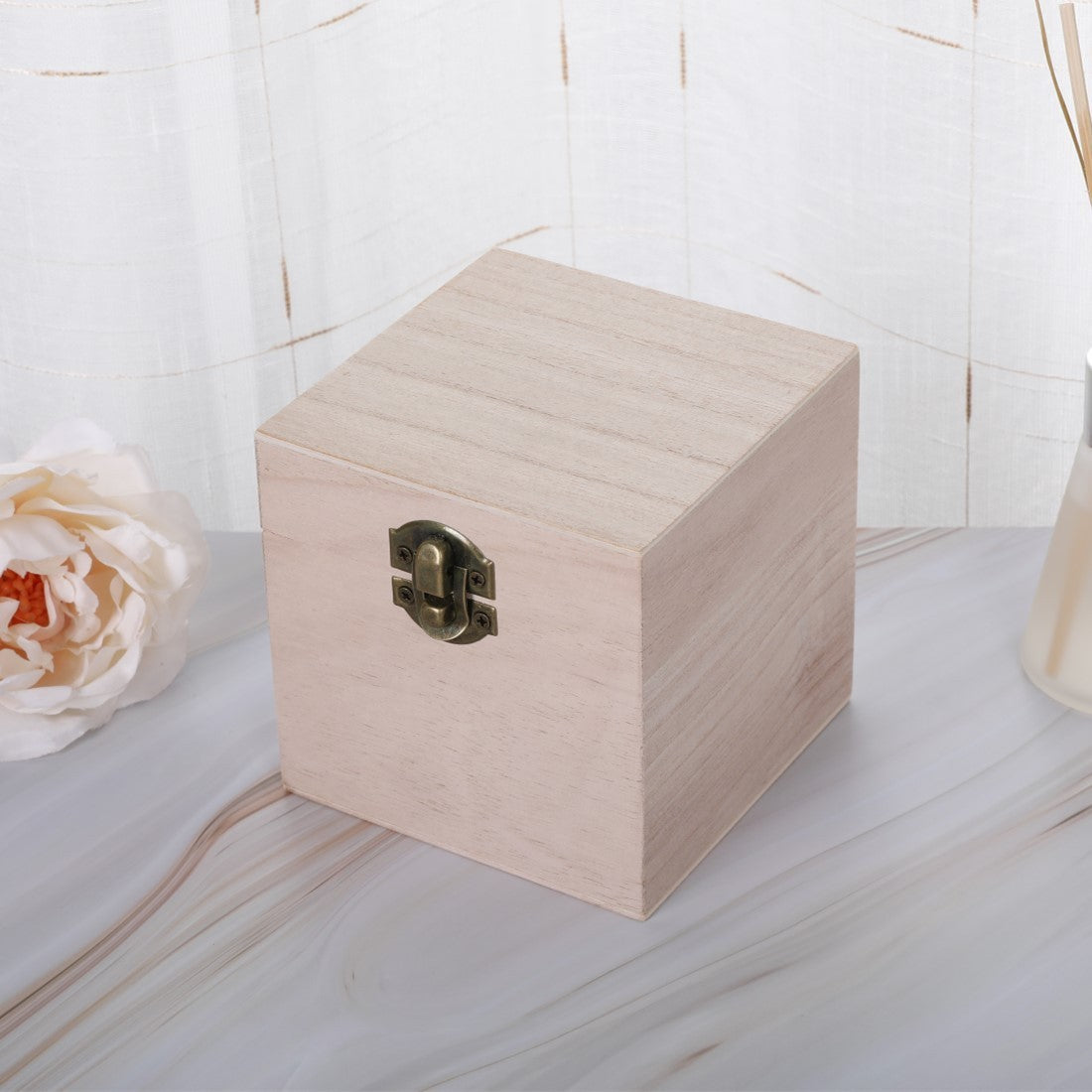 Wooden storage box