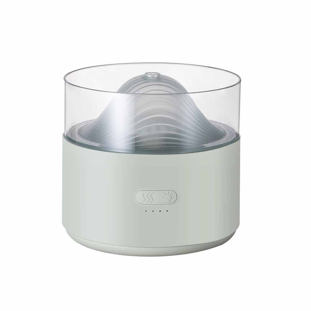 Cool-Mist Impeller Air Humidifier Crystal Salt Aroma Diffuser Incense Machine Fogger Essential Oil Lamp Difusor Ambient Light