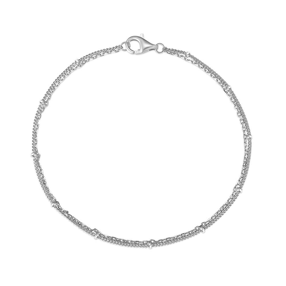 S925 Sterling Silver Daily Matching Bracelet For Women