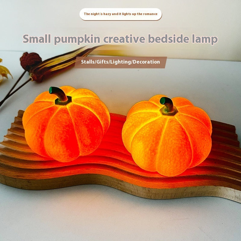 Pumpkin Halloween Decorative Night Light Bedroom Dormitory Creative Bedside Lights Eye Protection Deco Night Lamp