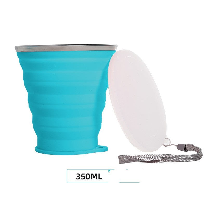 Outdoor Portable Silicone Folding Mug