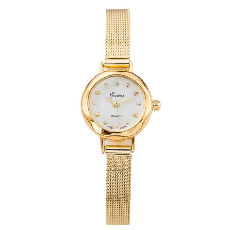 Small Women's Watch Fine Mesh Bracelet