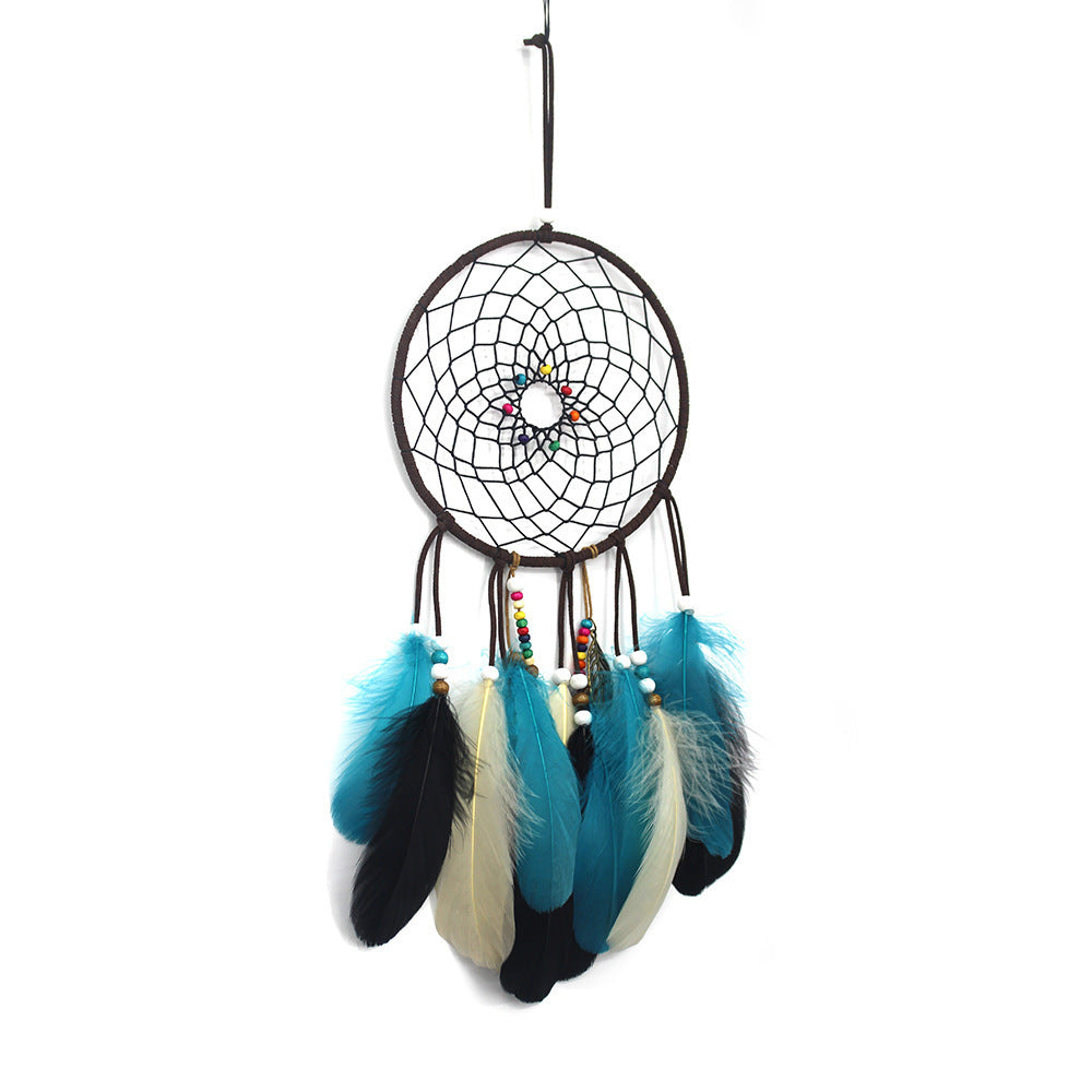 Dark And Retro Home Dream Catcher Pendant