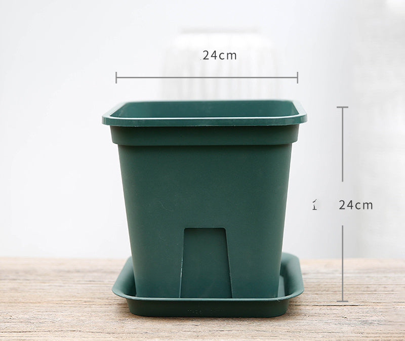 Tasha''s garden Castle Peak root control basin gardening flower planting basin rose Clematis gallon basin resin flowerpot