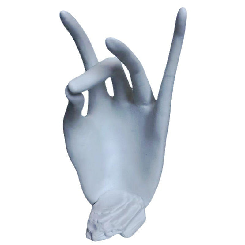 Finger Decoration Resin Artifact Desktop Statue