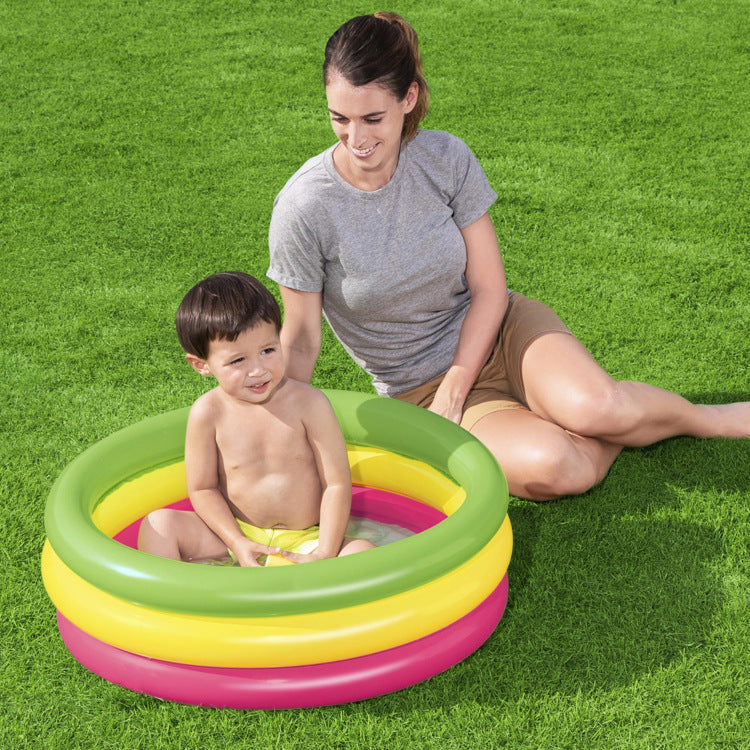 Infant Inflatable Swimming Pool Round Paddling Pool