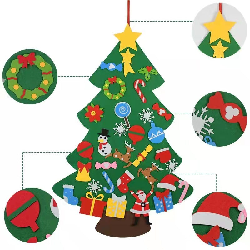 DIY Christmas Tree With Fashionable Decoration Pendant For Children