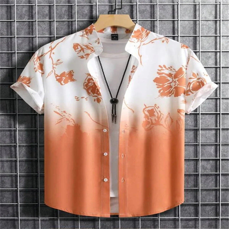 Hawaii Beach 3D Printed Shirt Short Sleeve