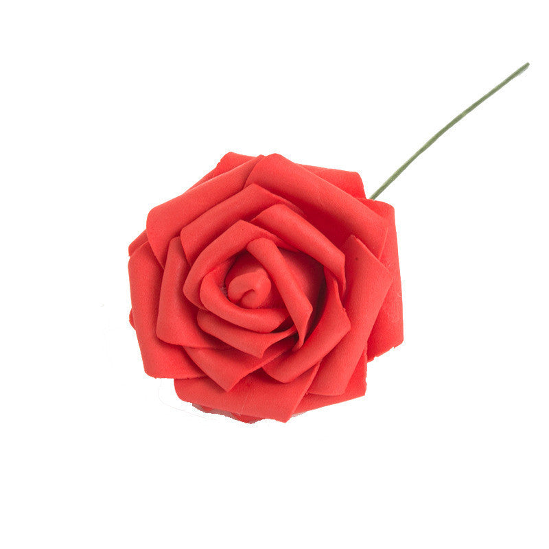 Artificial Flower 8CM PE Rose with Rod