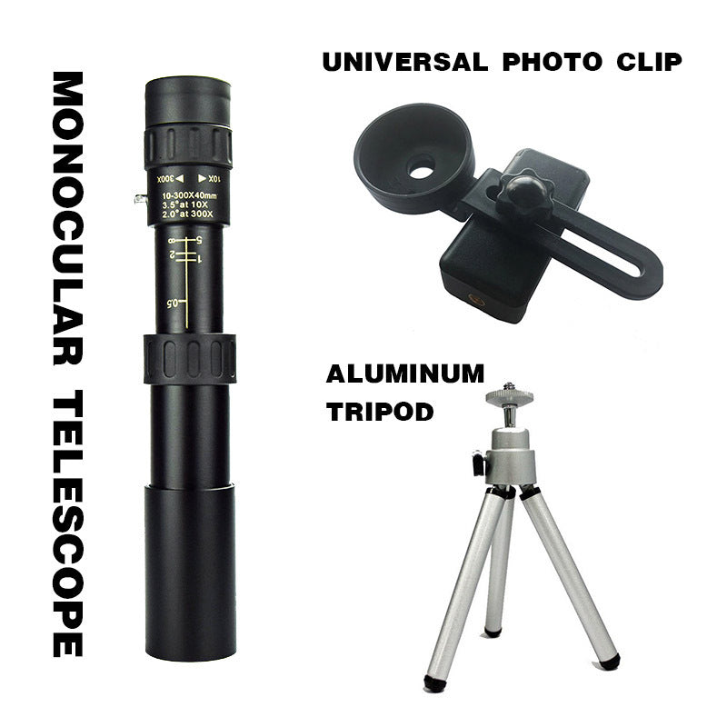 Monocular Telescope Super Zoom Monocular Quality Eyepiece Portable Binoculars