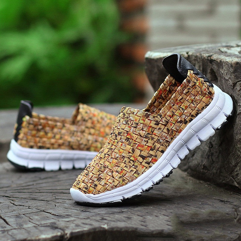 Hand-woven shoes