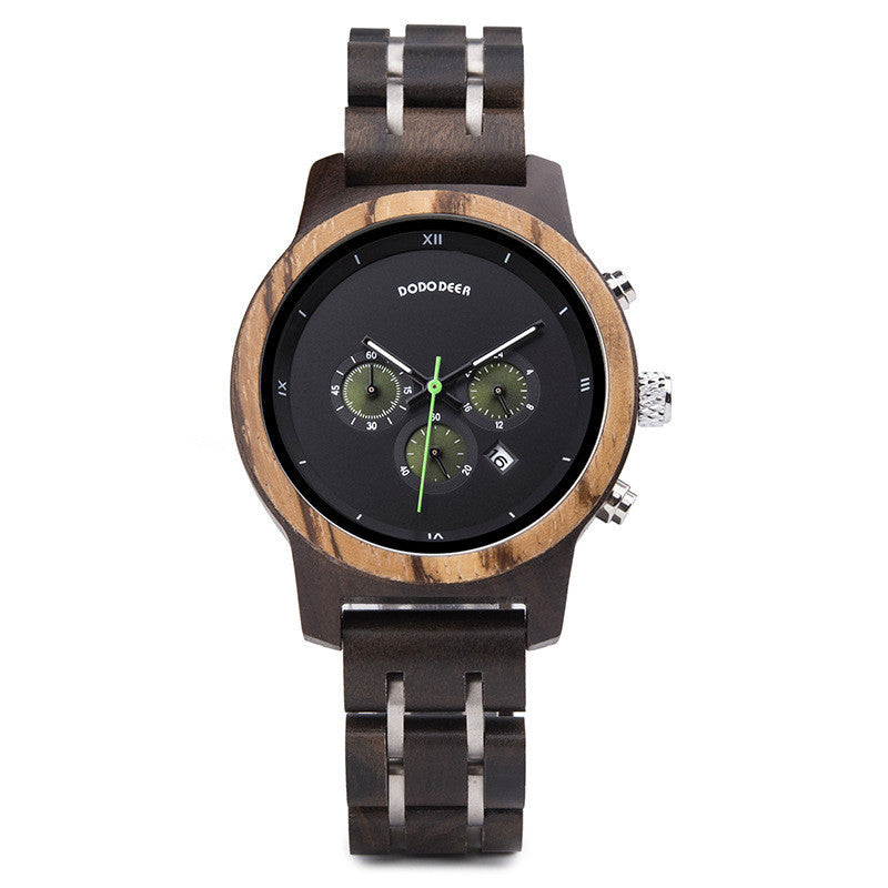 Ladies wooden watch