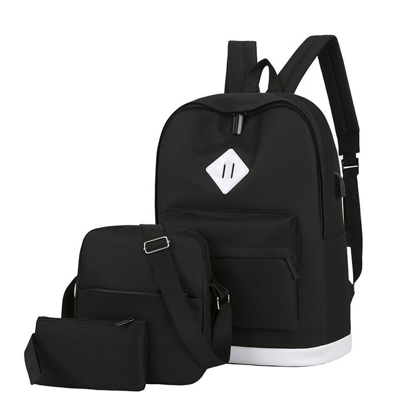 Three-piece Large Capacity Simple Business Computer Bag Travel Bag