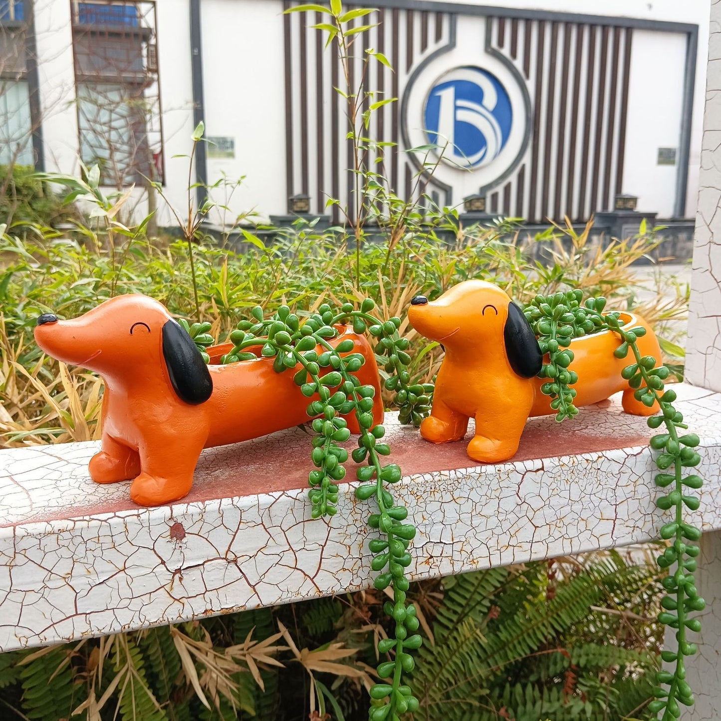 Outdoor Garden Garden Sausage Dog Flowerpot