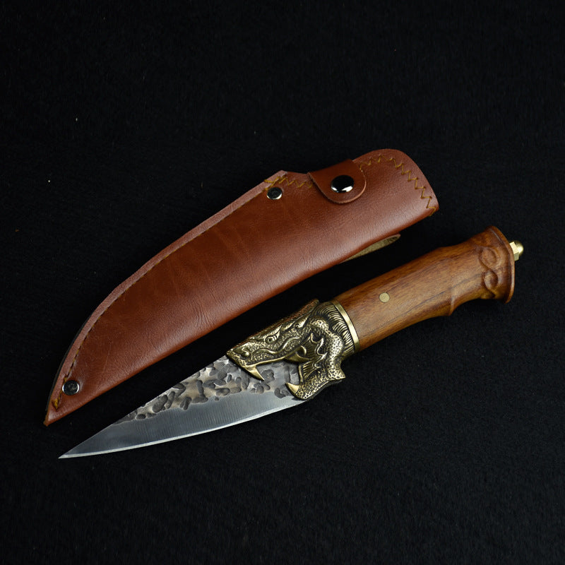 Forge longquan kitchen knife by hand