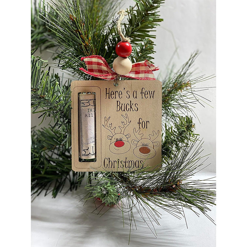 Christmas Wooden Wallet Gift