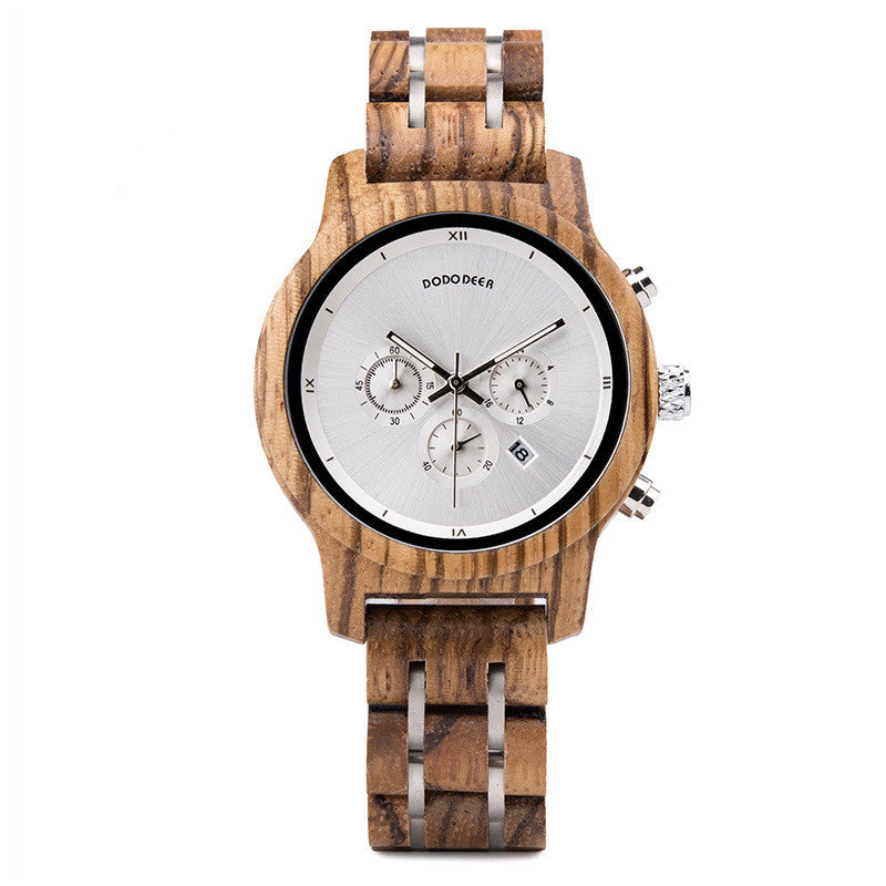 Ladies wooden watch