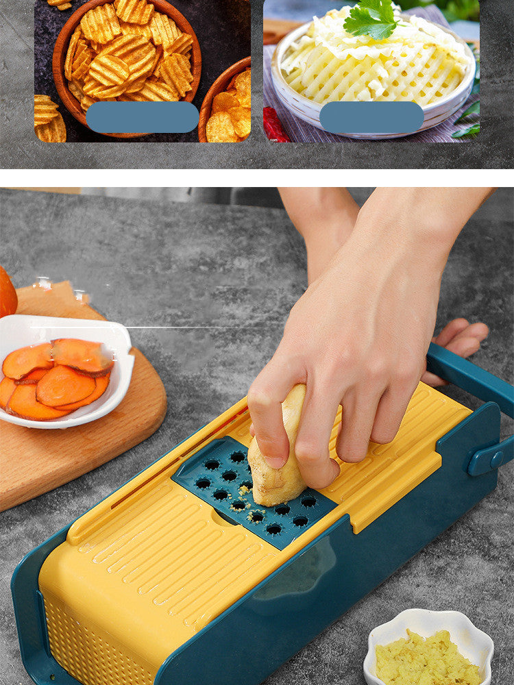 Kitchen hand push vegetable cutter