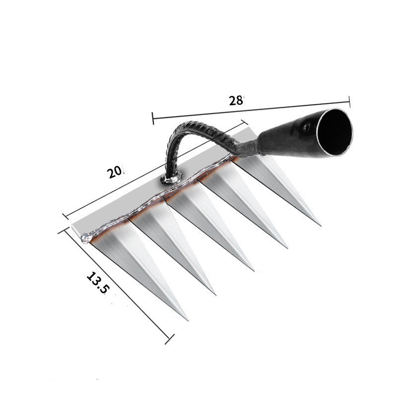 Six Tooth Nail Harrow Steel Harrow Agricultural Tools