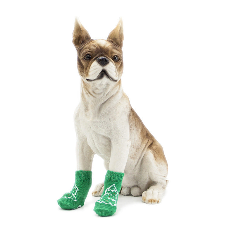 Dog socks, pet socks, non-slip cotton socks, dog foot covers