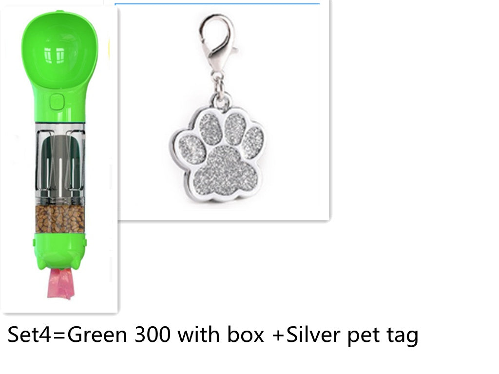 Pet multifunctional water cup Going with the dog