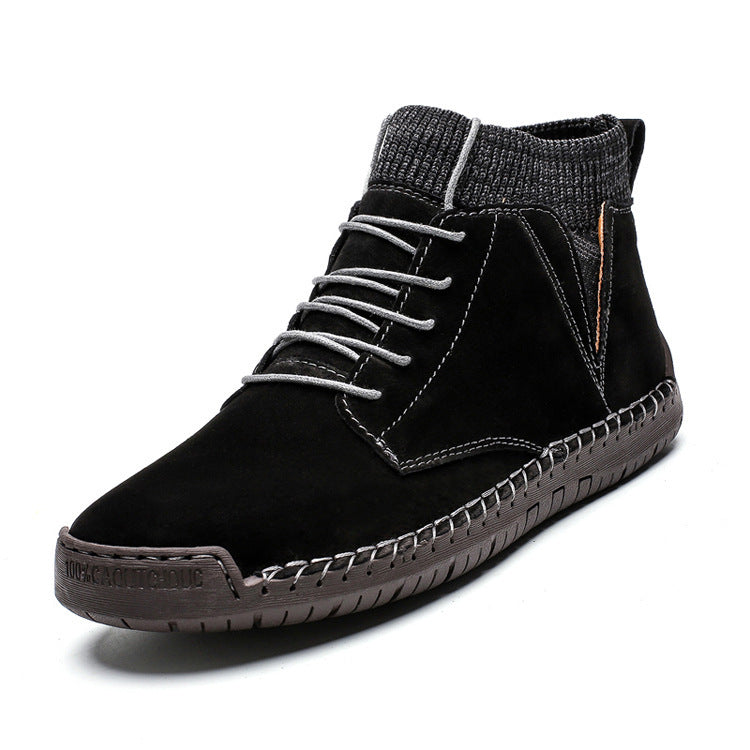 Men's Martin boots winter cotton