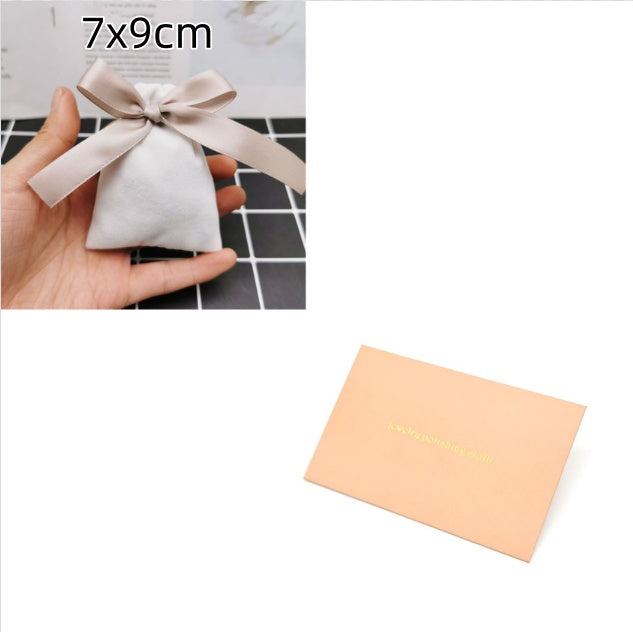 White Cosmetic Bag Jewelry Bag Jewelry Packaging Small Bag