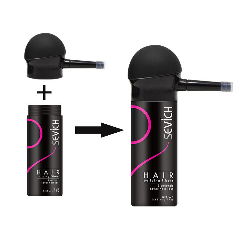 Keratin Hair Fiber Spray Applicator Hair Building Fiber Applicator Spray Nozzle Hair Sprays For Hair Loss Extensions