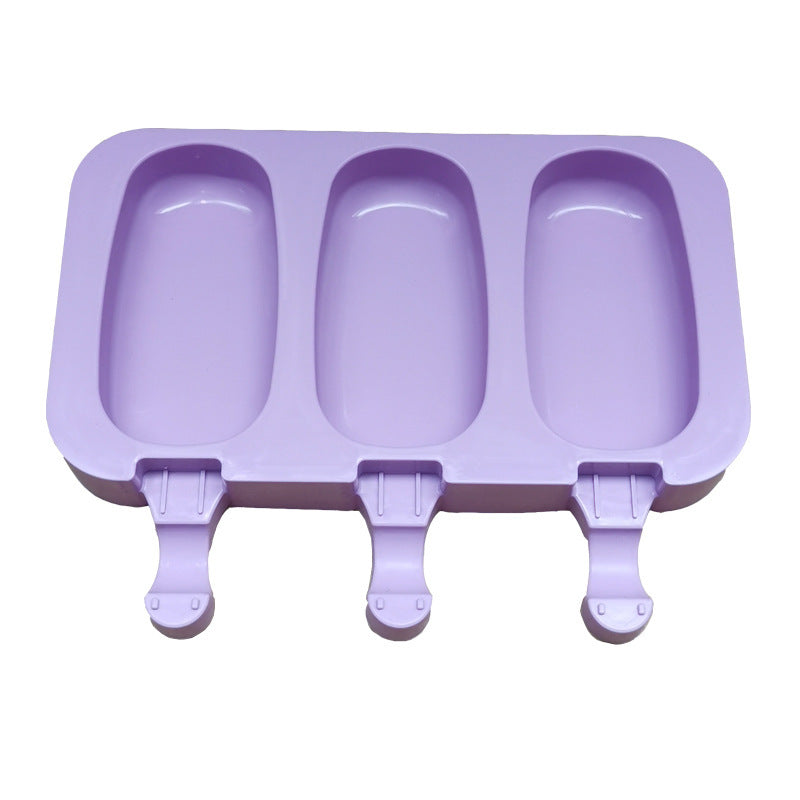 Silicone mould for ice cream household