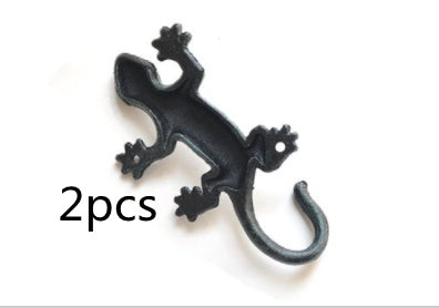 Wrought Iron Gecko Hook American Cast Iron Garden Hook