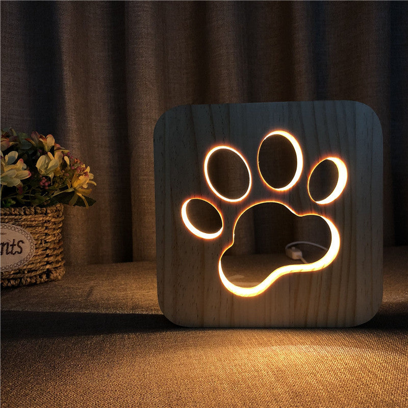 Cat Shape Christmas Night Light