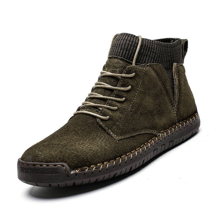 Men's Martin boots winter cotton