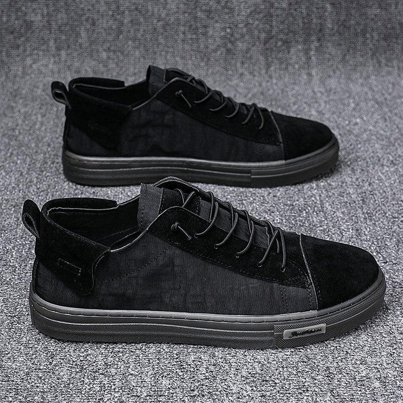 Men's high-top canvas sneakers