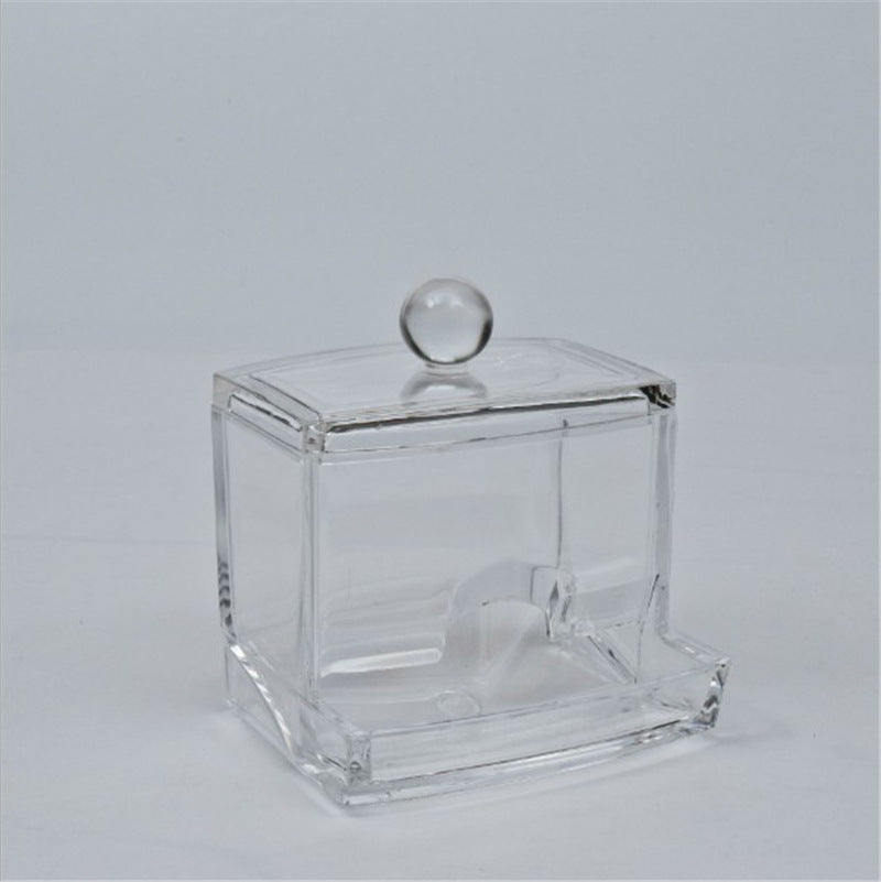 Cotton Swab Transparent Cotton Ball Makeup Remover Cotton Storage Box