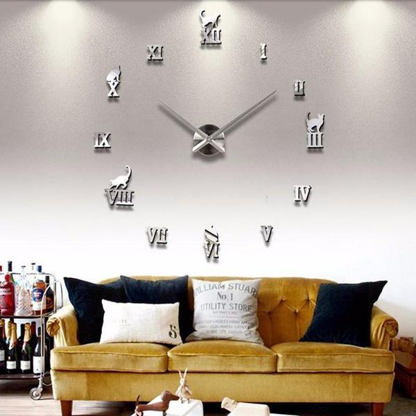 DIY living room modern personality art wall clock