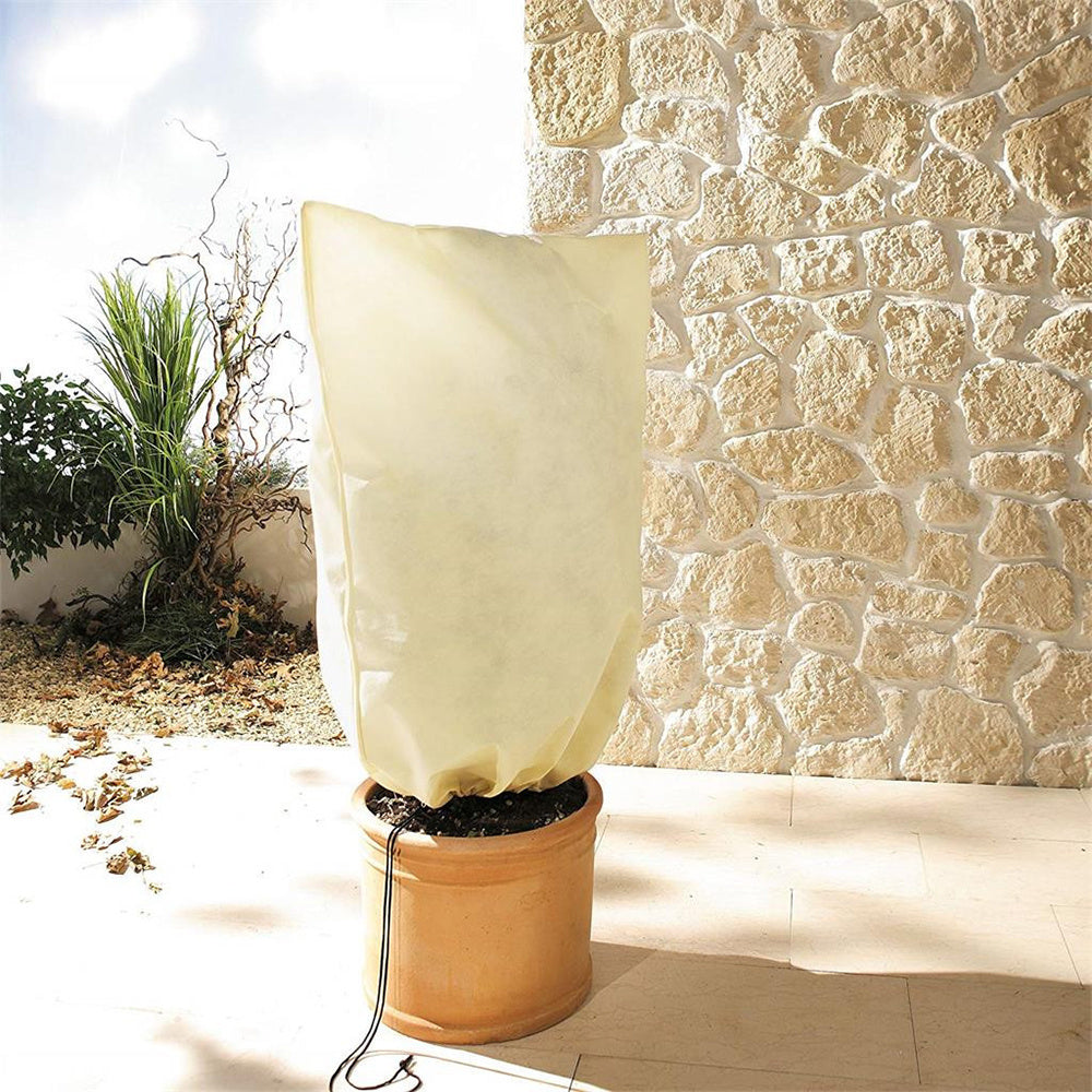 Plant Cover Winter Warm Cover Tree Plant Protecting Bag Nonwoven Frost Protection For Yard Garden Plants Small Tree Against Cold