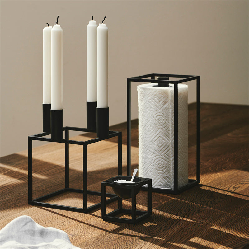 Modern Light Luxury Creative Plating Candlestick Decorative Ornaments