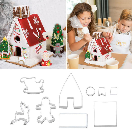 Christmas Cookie Mold Christmas Decorations For Make a  Cookie House