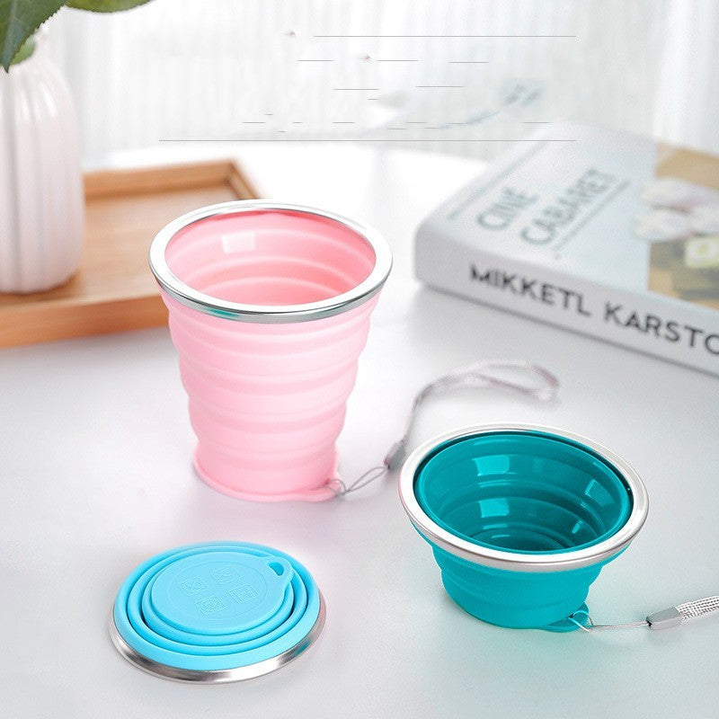 Outdoor Portable Silicone Folding Mug