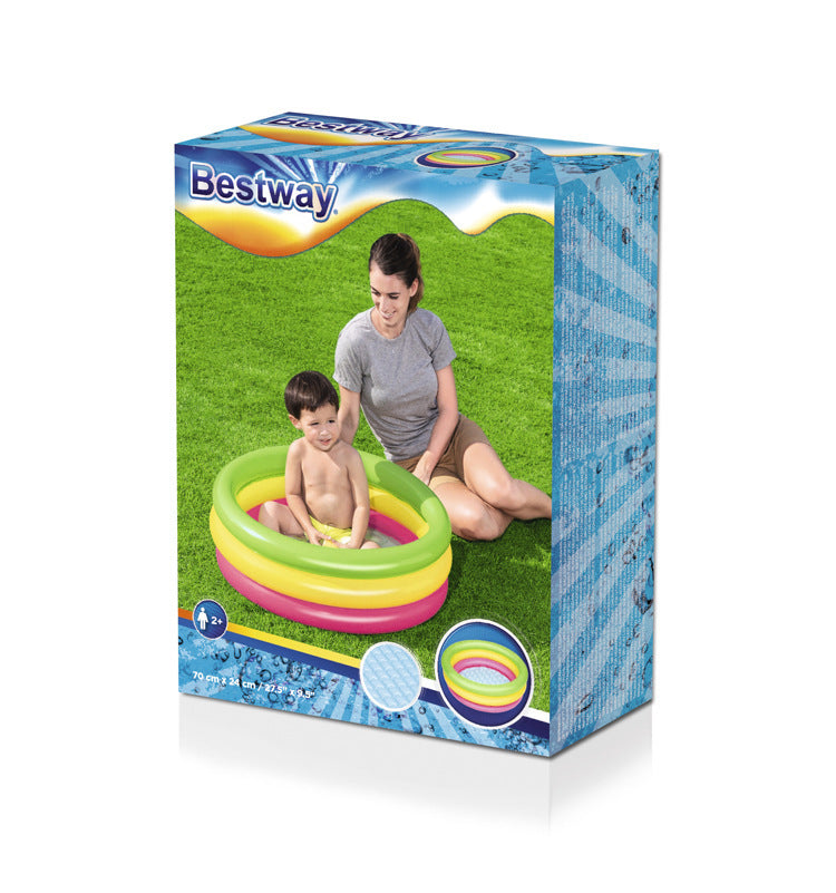 Infant Inflatable Swimming Pool Round Paddling Pool